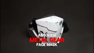 another METAL GEAR inspired face mask tutorial (or cyberpunk styled)