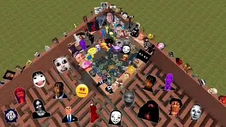Too Much Nextbots, Nico's nextbots Chase me in Maze Garry's Mod