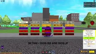 All avaible weights and their requirements (SPTS : Modded)