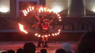 BARA Fire Dance Show At Atlantis land Surabaya