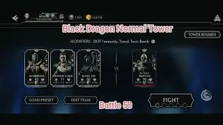 Black Dragon Normal Tower Battle 50