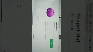 how Roblox made a free teapot hat