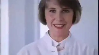 Perlweiss Werbung Zahnarztfrau 1990
