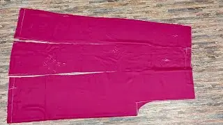 Easy 12 panel plazo cutting and stitching in telugu |kalidar plazo in telugu