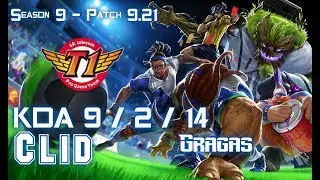 SKT T1 Clid GRAGAS vs ELISE Jungle - Patch 9.21 EUW Ranked