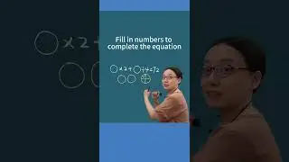 Fill in numbers to complete the equation