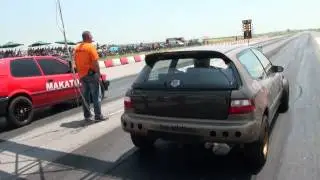 Labrakis Tasos civic eg turbo vs Makatos Corolla turbo