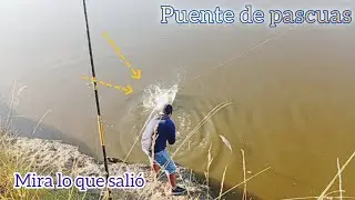PESCA EN EL RIO SALADO💯 TERRIBLE LAS BESTIAS, SALI&Oacute; DE TODO! PESCA, COSINA Y NOCTURNA 🌌 LUGAR GRATIS