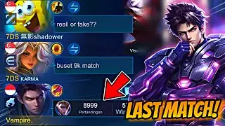 ALUCARD SKIN LEGEND REVAMP! MATCH TERAKHIR MENUJU 9K MATCH 🔥 | MLBB