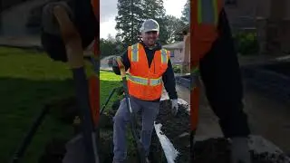 How not to install a French drain!