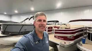 Nice Used Pontoon For Sale in Nisswa, MN: 2016 Palm Beach Cruise 220 with Sport Tube (2.5 Toons!)