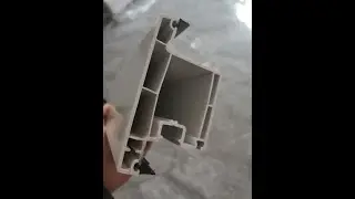 UPVC window profile with rubber seal co extrusion production line
