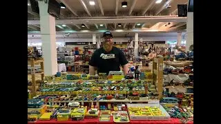 My Stall At BP Fairs Sandown Park Collectors Toyfair August 2019 - Corgi, Dinky Tinplate & More