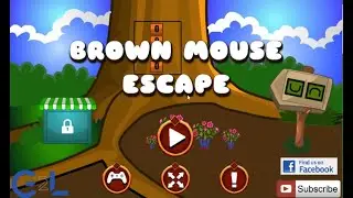G2L Brown Mouse Escape Walkthrough / Побег Коричневой Мыши Прохождение