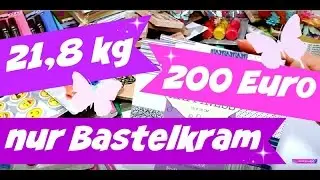 21,8 kg EXTREMER XXXL 200 Euro ACTION Einkauf  Bastelbedarf Haul Video | 9999 Dinge
