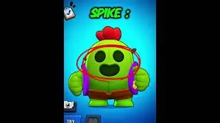 SPIKE WEARS MASK TO HIDE FROM COLETTE 🙀! #brawlstars 