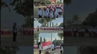 Upacara memperingati HUT Kemerdekaan RI ke 77 SDN Gunungpati 01