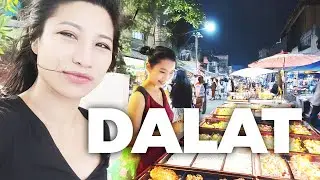Exploring Dalat Night Market - A Vibrant Walk in Vietnam 🌙🛍️ | Nightlife Adventure