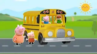 wheels on the Bus | play with Cocomelon Toys & Nursery Rhymes