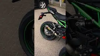 STOCK VS AKRAPOVIC🔥  #z900 #kawasaki