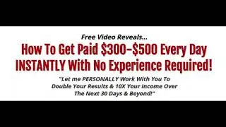 TCPSOLUTIONS Making Easy Dollars and Zazz Freebies shows you how to make $300-$550 per day