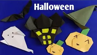 Halloween For Kids | Halloween Craft | Halloween Cartoon | Halloween Origami 