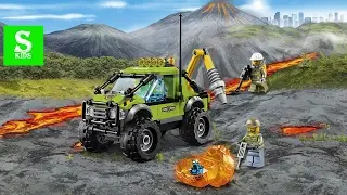 Обзор LEGO City 60121 Исследователей Вулканов Разведывательный Грузовик