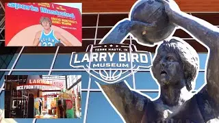 Terre Haute NEW LARRY BIRD MUSEUM, Statue, & Sports Illustrated Mural! INDIANA STATE UNIVERSITY