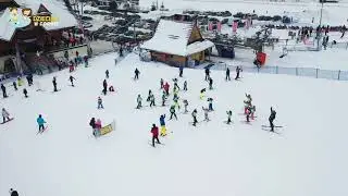 Narciarze - lot ptaka, Kościelisko 2019