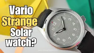 Обзор Vario 1945 A11S | Винтажные полевые часы теперь на солнечной энергии ☀️🕰️