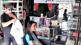 potong rambut ibu dan anak