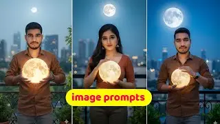 Trending Karwa Chauth Photo Editing prompt| Trending moon caputer Ai Photo Editing prompt Boy's girl