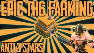 EPIC TOWN HALL 6 FARMING-TROPHY BASE 2019! TH6 HYBRID BASE - ANTI 3 STARS | Clash Of Clans