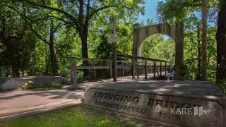 Ellery's Photo Stop: Swinging Bridge in River Falls