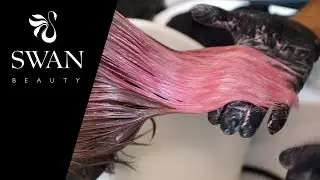 Pink Hair Transformation by Swan Beauty Berlin