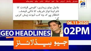 Geo Headlines 02 PM | 6th November 2020
