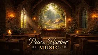 Relaxing Medieval Church & Village Ambience for Deep Calm | Peace Harbor Music