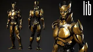 Robot Guard 1 test animation preview Unreal Engine