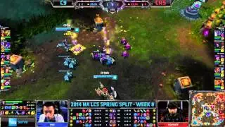 C9 vs CRS   LCS NA W8D2   Cloud 9 vs Team Curse VOD