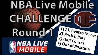 Stephen Curry Half Court in NBA Live Mobile Challenge - Round 1 vs Ulnavi! Half Court Challenge