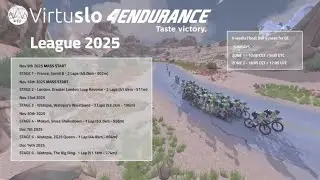 VirtuSlo 4Endurance League 2025 / Stage 2 - Zone 1