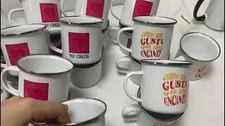 Customization enamel mug customization