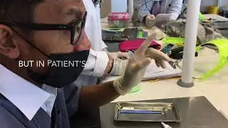 DYCAL. calcium hydorxide liner application