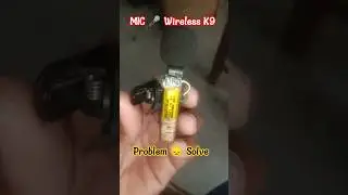 Wireless Mic K9 Battery Problem Solve Kar Diya 😱 #techhindi #sumanttechguide #ytshorts
