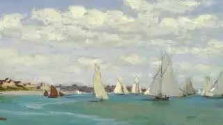 Claude Monet's Regatta at Sainte-Adresse