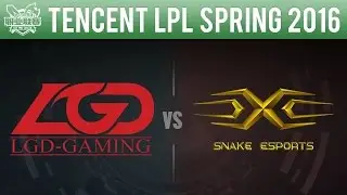 LGD vs SS - League Of Legends S6 LPL Spring 2016 Game 3
