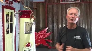 GILMORE Oil Visible Gas Pump restored