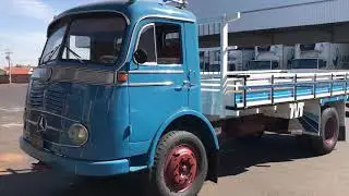 Caminh&atilde;o Mercedes cara chata 1963