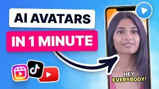 Как создать видео с ИИ-аватаром за 1 минуту! 🚀