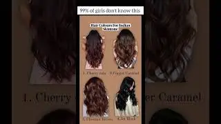 ✨ Best Hair Colours for Indian Skin Tones | Instantly Flattering Shades 💕
